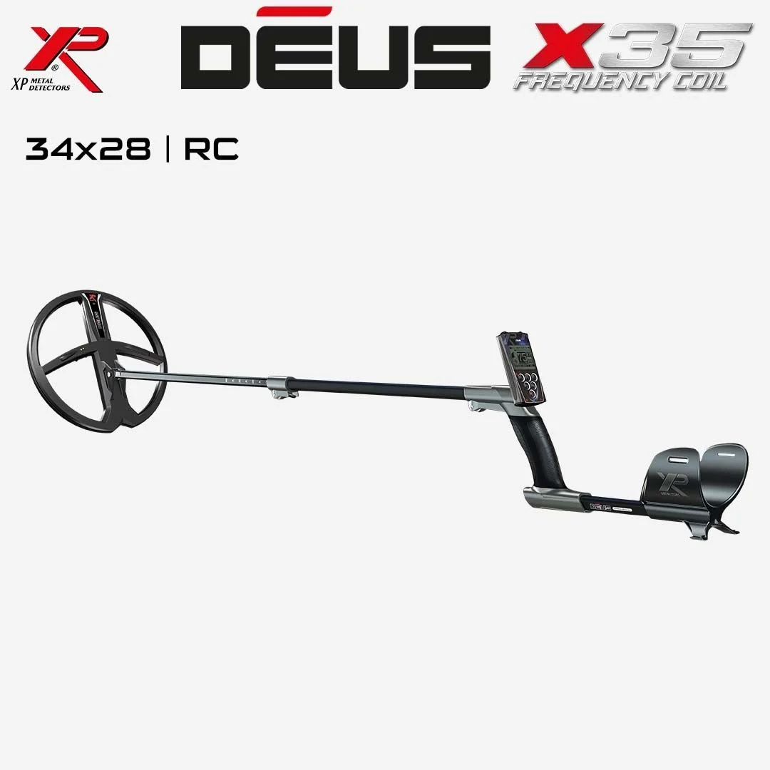 Deus Dedektör - 34x28cm X35 Başlık ve Ana Kontrol Ünitesi dahil (kablosuz kulaklık hariç)