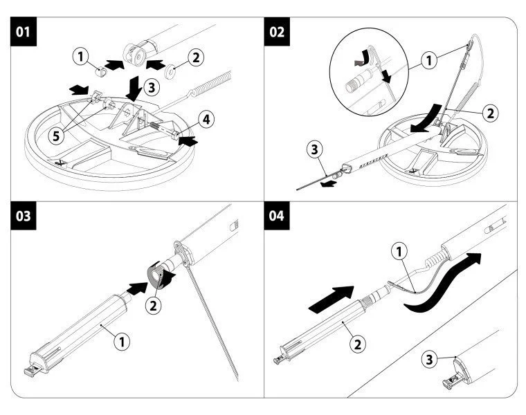 XP DEUS + ORX Dedektör - 22,5cm HF Başlık